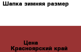 Шапка зимняя размер  56-57 › Цена ­ 700 - Красноярский край Одежда, обувь и аксессуары » Мужская одежда и обувь   . Красноярский край